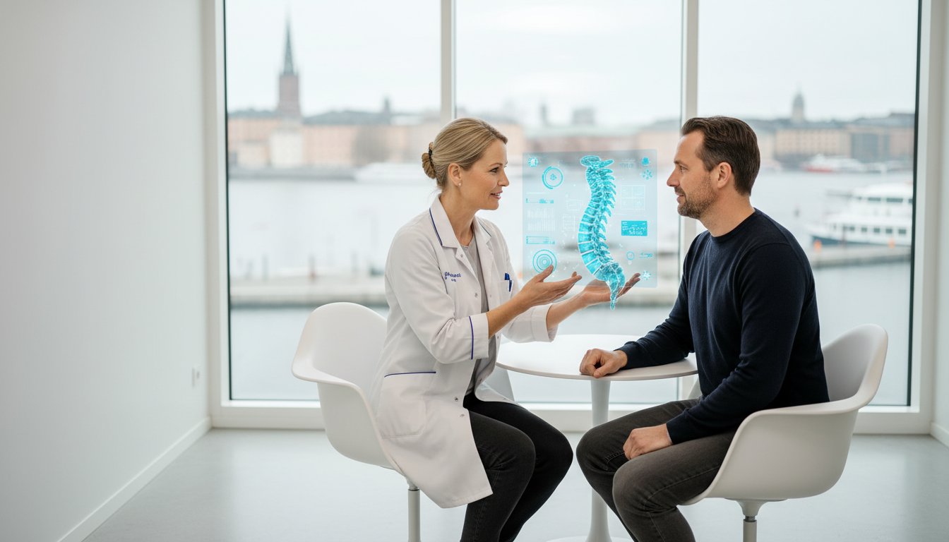 Diskbråck i nacken: En guide till symtom, behandling och specialistvård